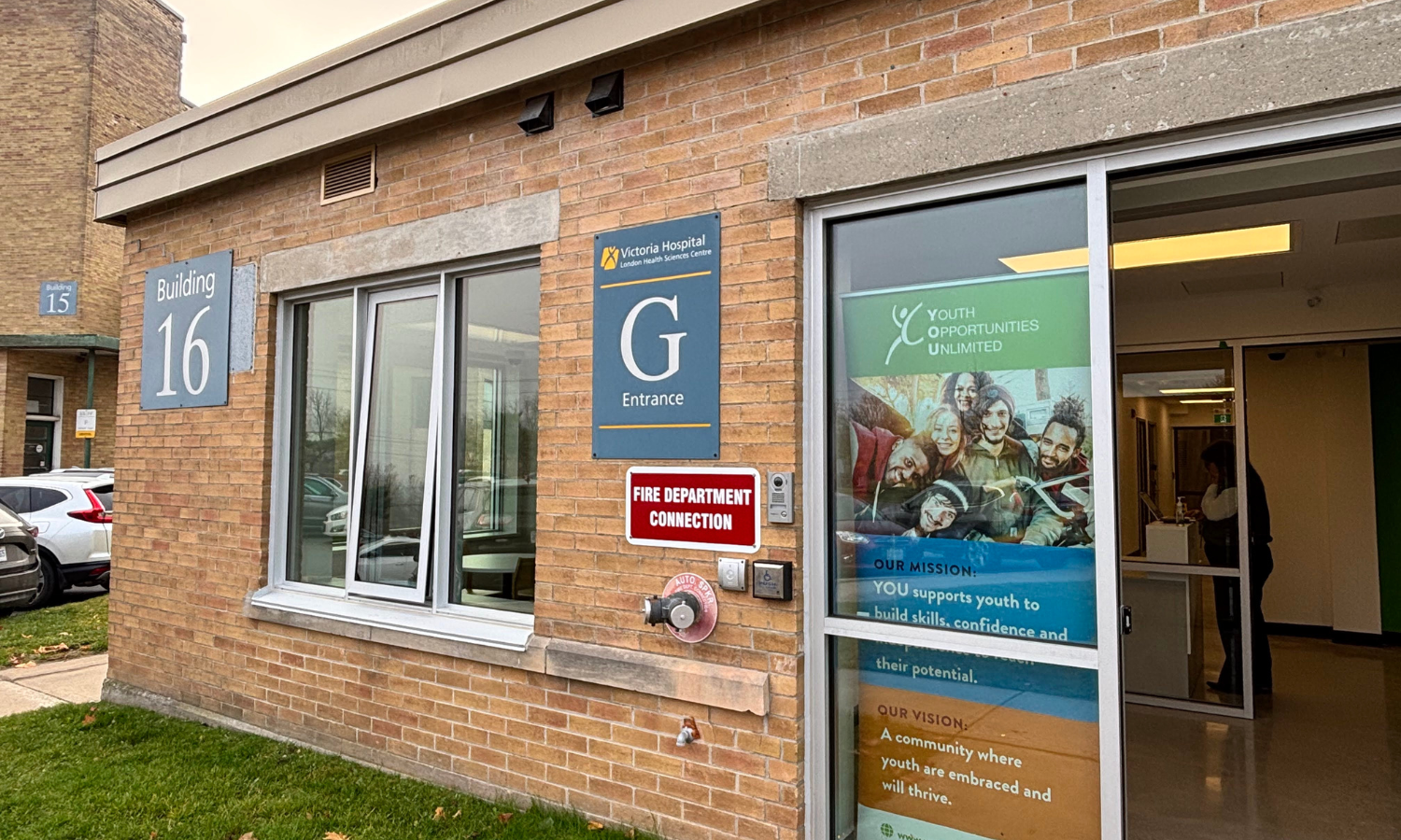 Exterior of Community Youth Hub