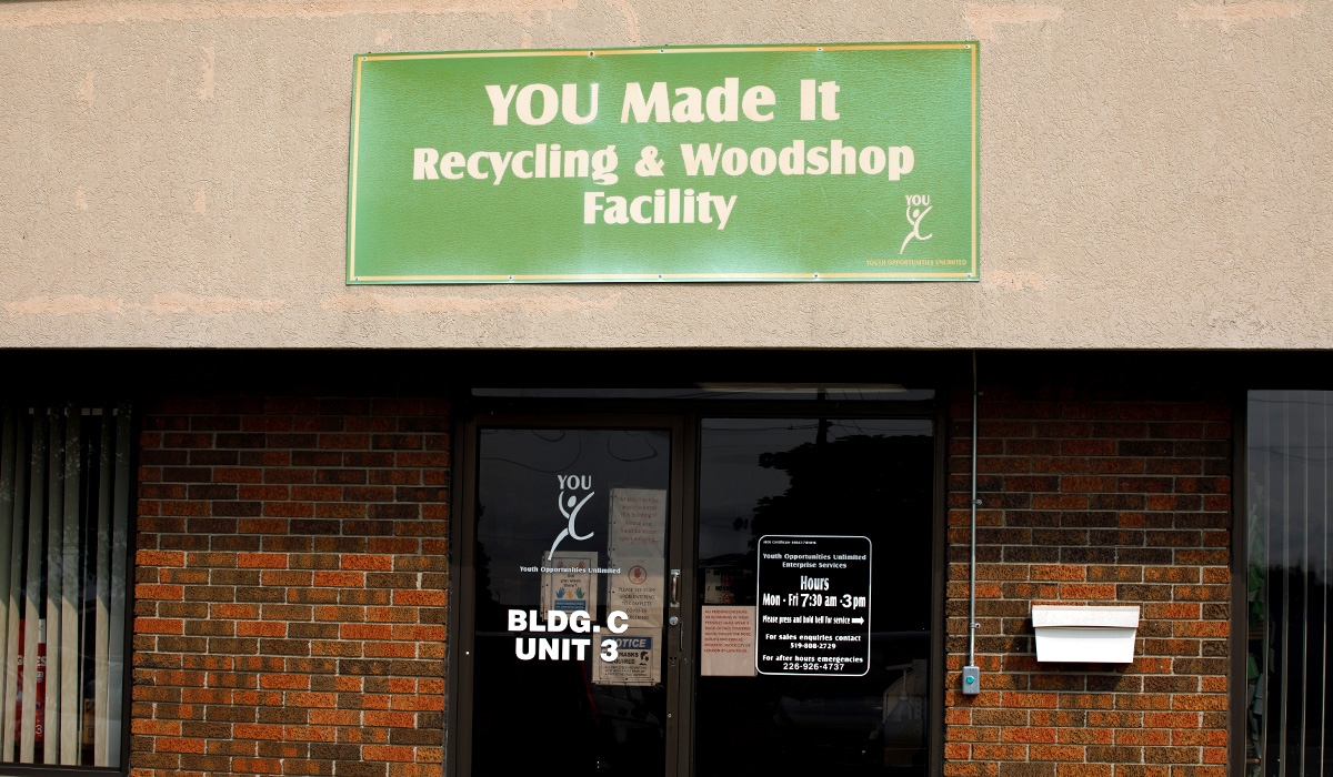 You Made It Recycling building