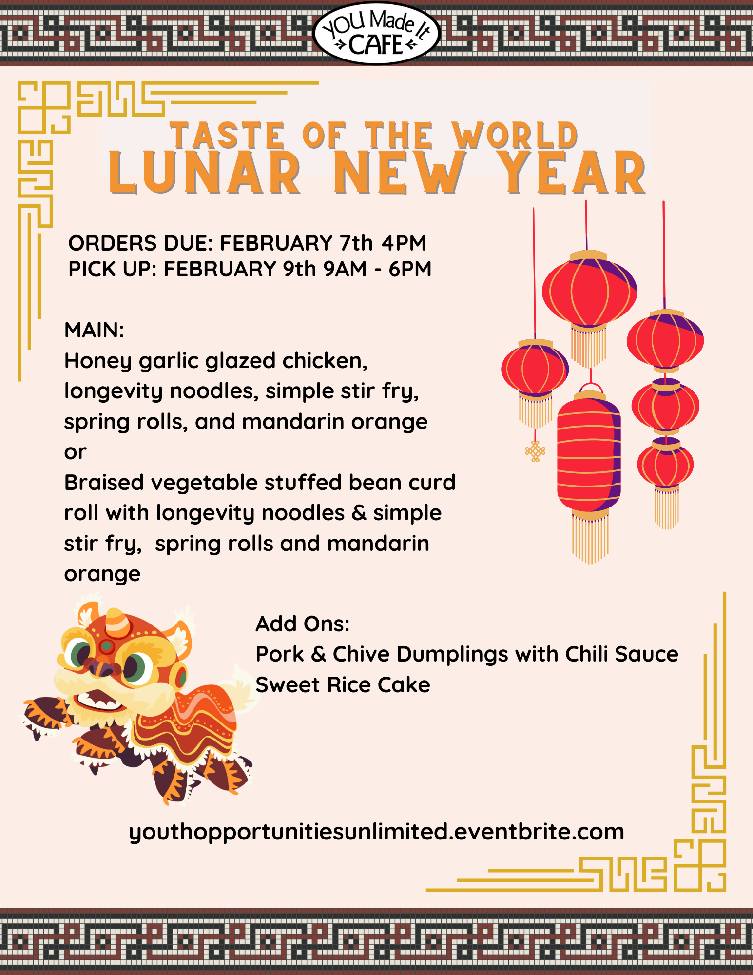 Taste of the World - Lunar New Year