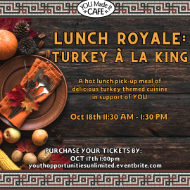 Lunch Royale: Turkey à la King - Lunch Pick-up